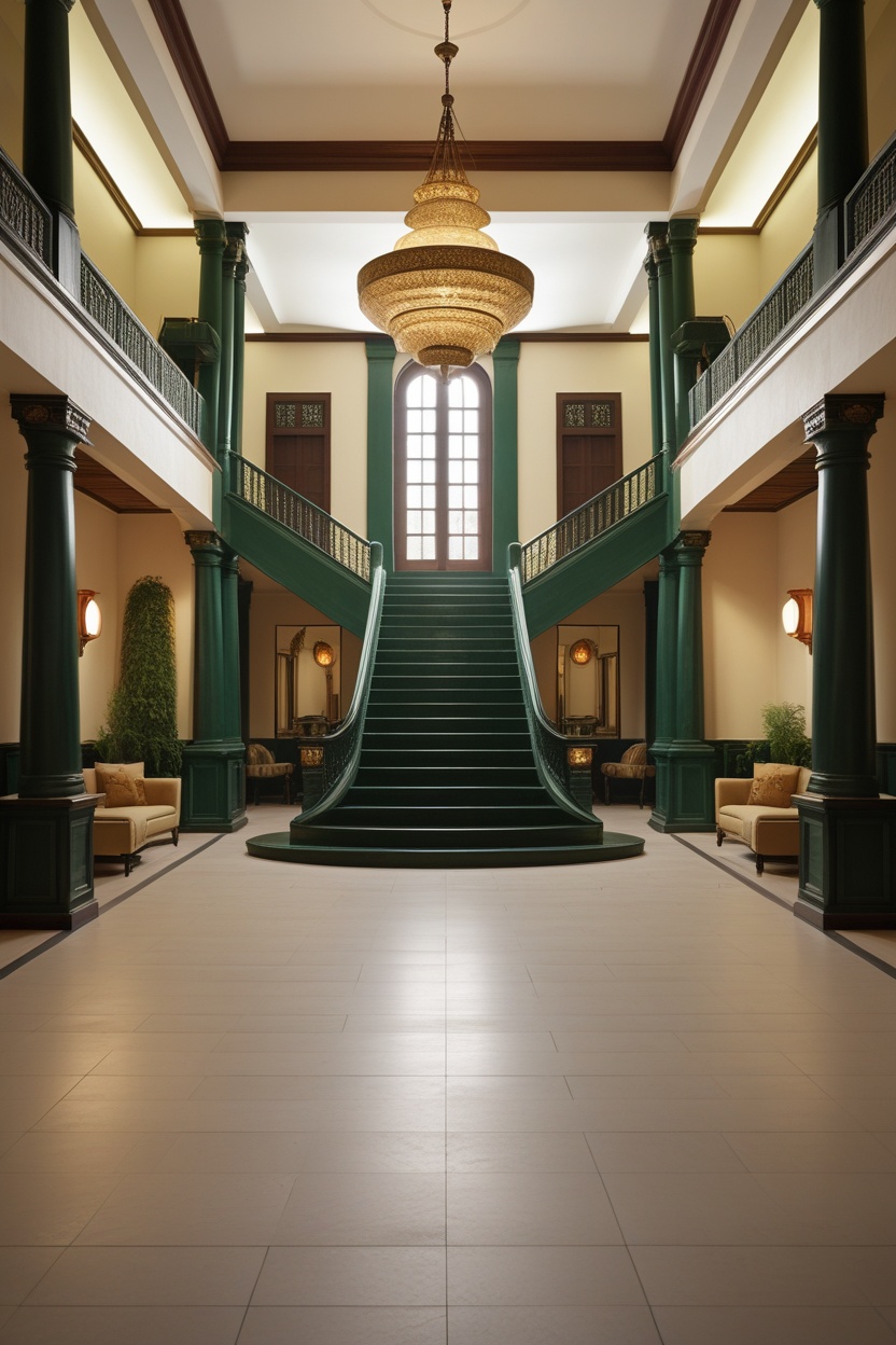 Interior architectural detail at The Grand Heritage Hotel